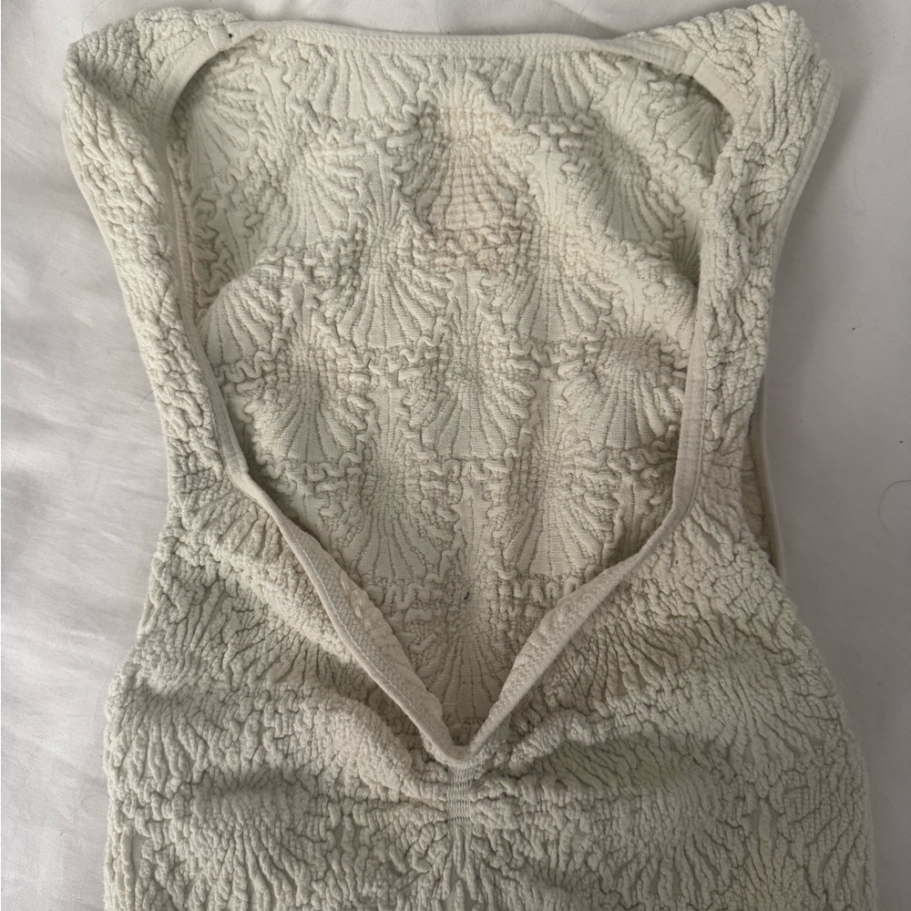 Elegant Cream Textured Top